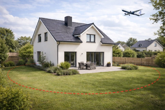 Maison individuelle illustrant les solutions acoustiques et thermiques proposées par Archi Eco à Garges-lès-Gonesse.