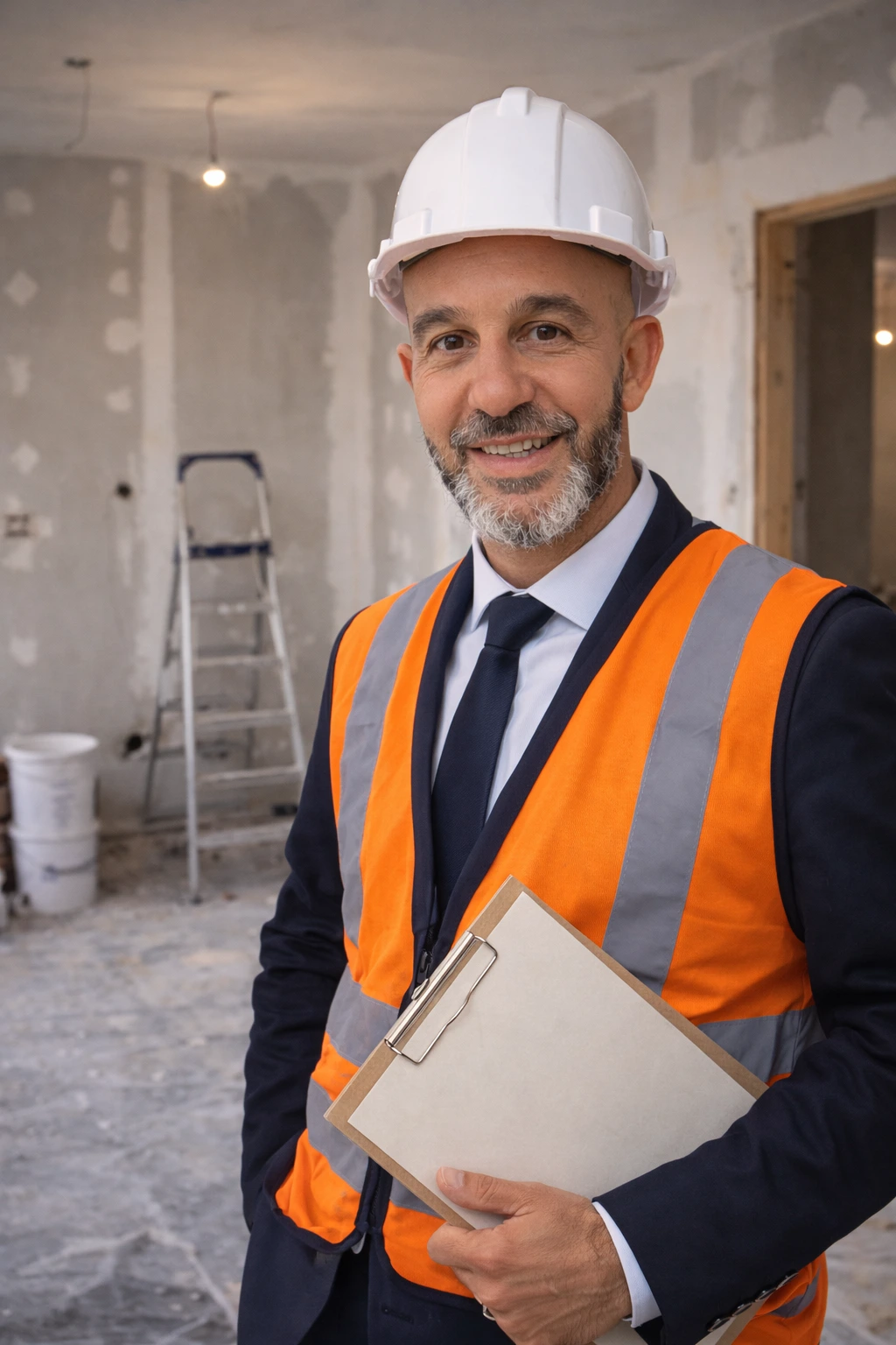 Mounir Sissan sur un chantier de rénovation ArchiÉco